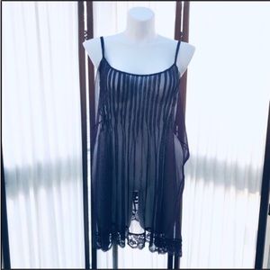 Cacique Seriously Sexy Sheer Babydoll 2 pc Set NEW